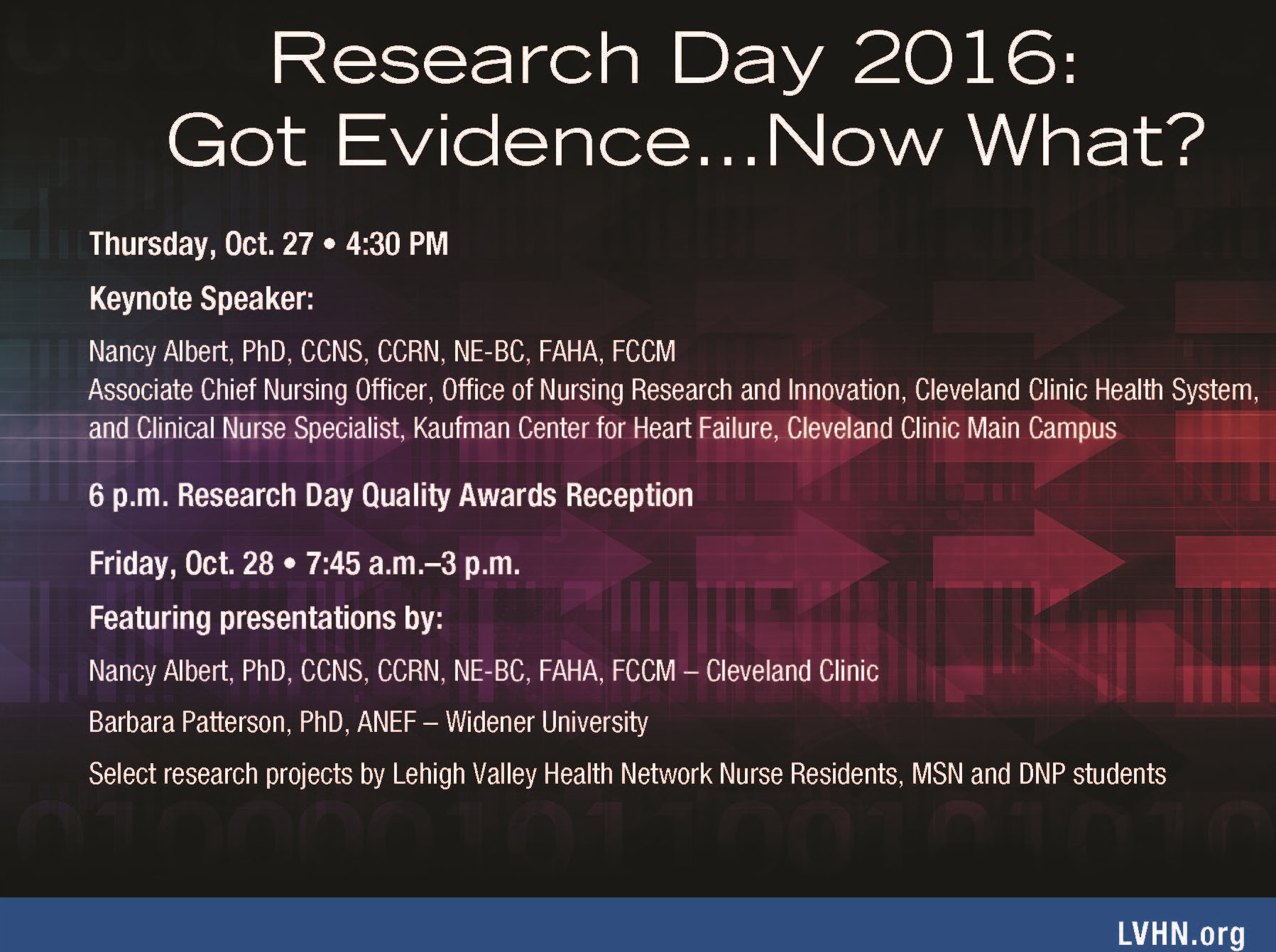 Research Day 2016: Got Evidence.... Now What?