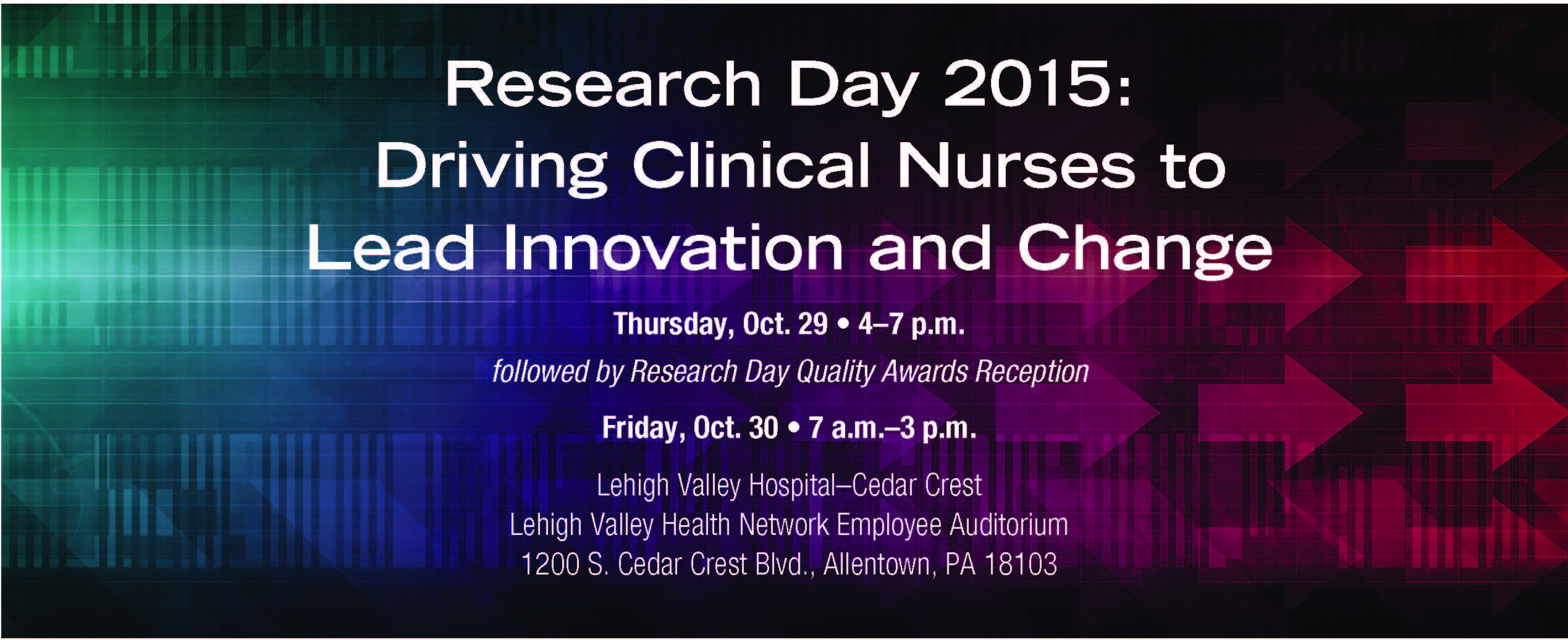 Research Day 2015: Driving Clinical Nurses to Lead Innovation and Change