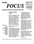 Focus: The Quarterly Newsletter for Physician Office Staff